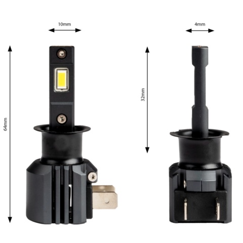 ŻARÓWKI AMIO LED H3 SERIA X4