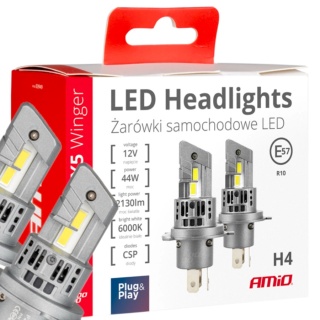 ŻARÓWKI AMIO LED H4 SERIA X5