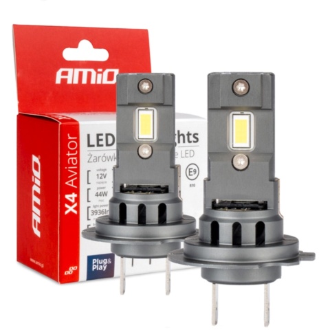 ŻARÓWKI AMIO LED H7/H18 SERIA X4 ŻARÓWKI AMIO LED H7/H18 SERIA X4