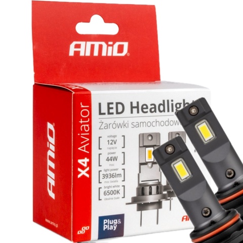 ŻARÓWKI AMIO LED HB4 SERIA X4 ŻARÓWKI AMIO LED HB4 SERIA X4