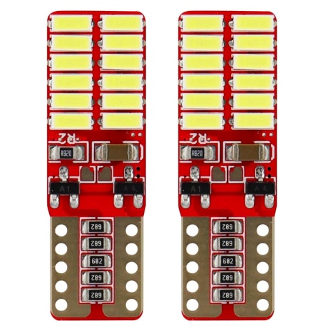ŻARÓWKI AMIO LED W5W 24SMD 4014 CANBUS ŻARÓWKI AMIO LED W5W 24SMD 4014 CANBUS