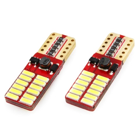 ŻARÓWKI AMIO LED W5W 24SMD 4014 CANBUS ŻARÓWKI AMIO LED W5W 24SMD 4014 CANBUS