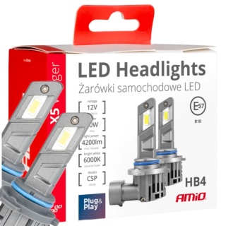 ŻARÓWKI LED AMIO HB4 SERIA X5