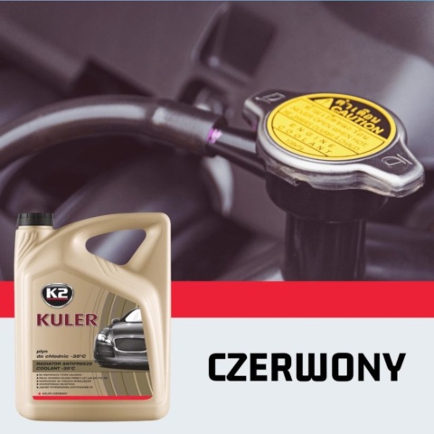 K2 KULER PŁYN CHŁODNICZY CZERWONY 5L K2 KULER PŁYN CHŁODNICZY CZERWONY 5L