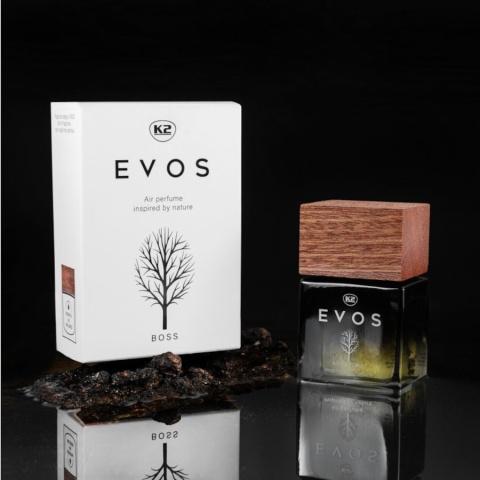 PERFUMY DO SAMOCHODU K2 EVOS BOSS 50ML PERFUMY DO SAMOCHODU K2 EVOS BOSS 50ML