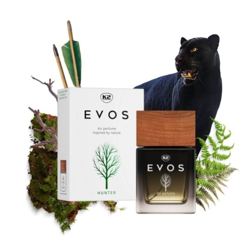PERFUMY DO SAMOCHODU K2 EVOS HUNTER 50ML PERFUMY DO SAMOCHODU K2 EVOS HUNTER 50ML