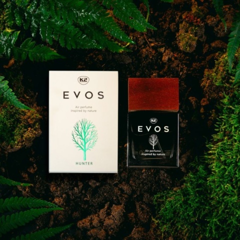 PERFUMY DO SAMOCHODU K2 EVOS HUNTER 50ML PERFUMY DO SAMOCHODU K2 EVOS HUNTER 50ML