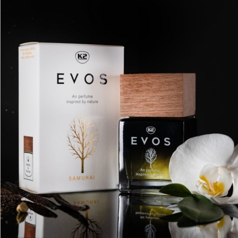 PERFUMY DO SAMOCHODU K2 EVOS SAMURAI 50ML PERFUMY DO SAMOCHODU K2 EVOS SAMURAI 50ML