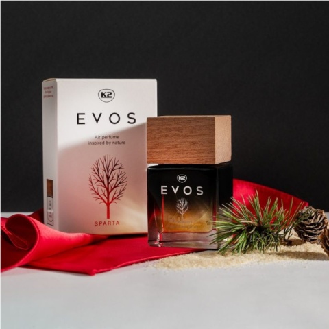 PERFUMY DO SAMOCHODU K2 EVOS SPARTA 50ML PERFUMY DO SAMOCHODU K2 EVOS SPARTA 50ML