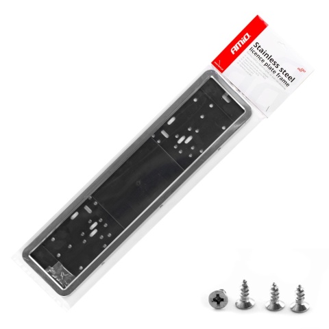 RAMKA TABLICY REJESTRACYJNEJ STAL NIERDZEWNA