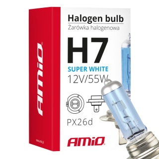 ŻARÓWKA H7 AMIO SUPERWHITE