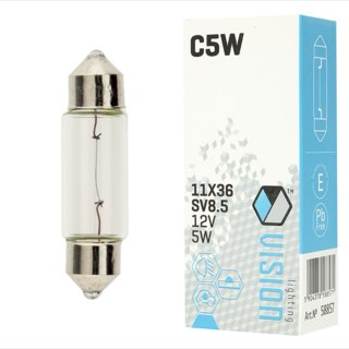 ŻARÓWKA VISION C5W 11X36 12V 5W SV8.5 E4