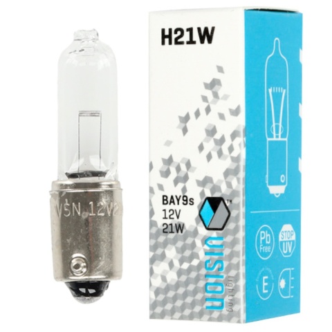 ŻARÓWKA VISION H21W 12V 21W BAY9S ŻARÓWKA VISION H21W 12V 21W BAY9S