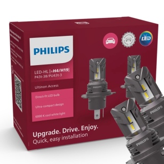 ŻARÓWKI LED PHILIPS H4/H19 ULTINON ACCESS 6000K