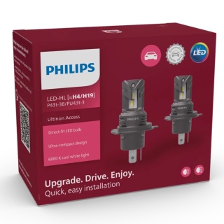 ŻARÓWKI LED PHILIPS H4/H19 ULTINON ACCESS 6000K