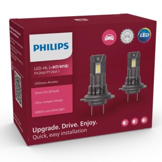 ŻARÓWKI LED PHILIPS H7/H18 ULTINON ACCESS 6000K