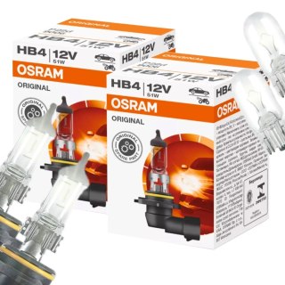 ŻARÓWKI OSRAM HB4 ORIGINAL + ŻARÓWKI OSRAM W5W ORIGINAL 2 SZT