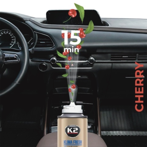 ZESTAW DO ODGRZYBIANIA I CZYSZCZENIA KLIMATYZACJI K2 (KLIMA DOKTOR + KLIMA FRESH CHERRY)