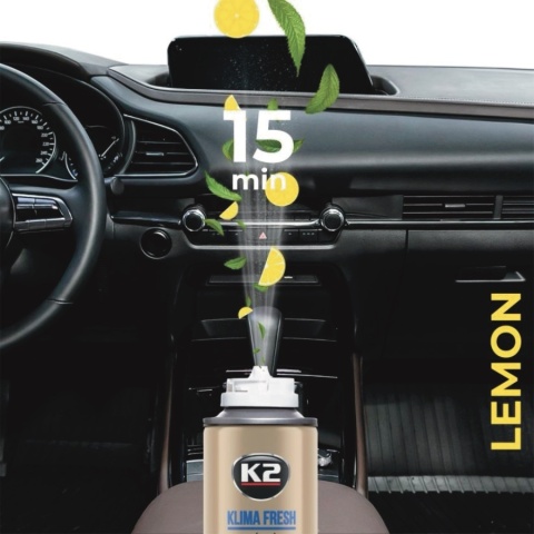 ZESTAW DO ODGRZYBIANIA I CZYSZCZENIA KLIMATYZACJI K2 (KLIMA DOKTOR + KLIMA FRESH LEMON)