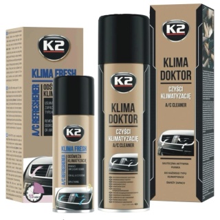 ZESTAW DO ODGRZYBIANIA I CZYSZCZENIA KLIMATYZACJI K2 (KLIMA DOKTOR + KLIMA FRESH FLOWER)