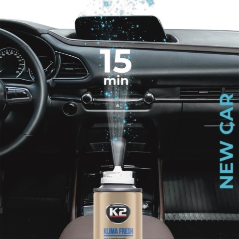 ZESTAW DO ODGRZYBIANIA I CZYSZCZENIA KLIMATYZACJI K2 (KLIMA DOKTOR + KLIMA FRESH NEW CAR)