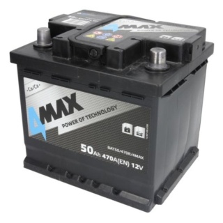 AKUMULATOR 4MAX 12V 50Ah/470A