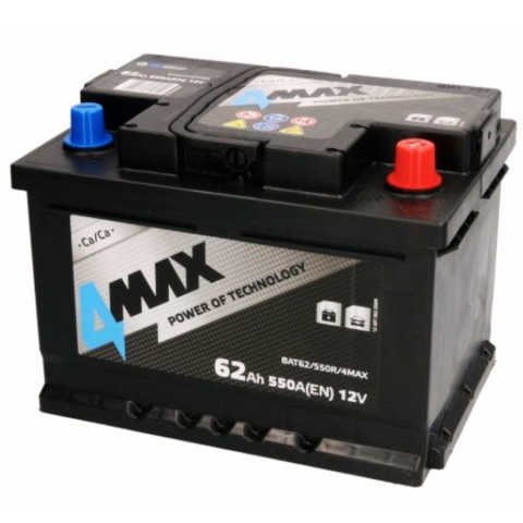 AKUMULATOR 4MAX 12V 62Ah/550A