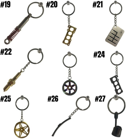 BRELOCZKI SAMOCHODOWE DO KLUCZY