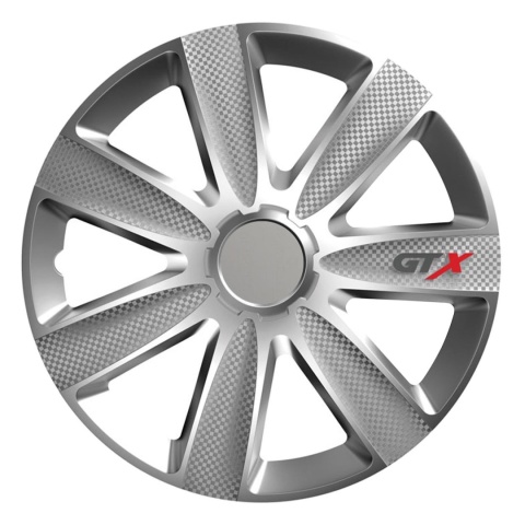 KOŁPAK SAMOCHODOWY VERSACO GTX CARBON SREBRNY 17 CALI