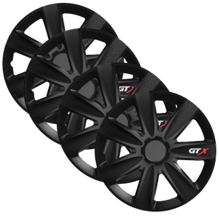 KOŁPAKI SAMOCHODOWE VERSACO GTX CARBON CZARNY 17 CALI - 4 SZT.