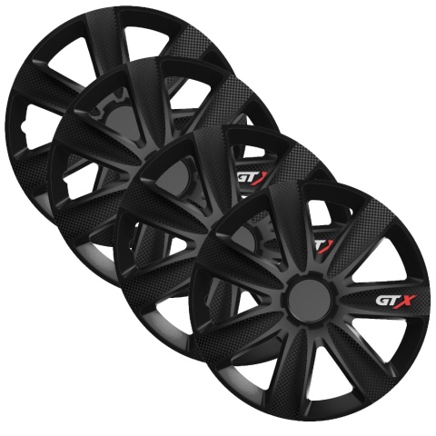 KOŁPAKI SAMOCHODOWE VERSACO GTX CARBON CZARNY 17 CALI - 4 SZT.