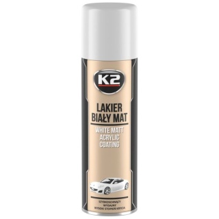 LAKIER AKRYLOWY BIAŁY MAT K2 500ML