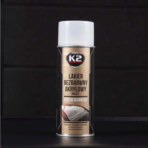 LAKIER AKRYLOWY BEZBARWNY K2 400ML