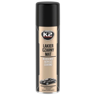 LAKIER AKRYLOWY CZARNY MAT K2 500ML