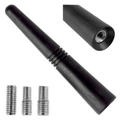 MASZT ANTENY 9CM Z ADAPTERAMI 5/6/7MM
