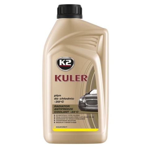 PŁYN CHŁODNICZY K2 KULER ŻÓŁTY 1L
