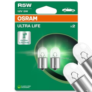 ŻARÓWKI OSRAM R5W ULTRA LIFE