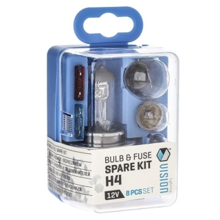 ZASOBNIK ŻARÓWEK I BEZPIECZNIKÓW H4 12V 8 ELEMENTÓW