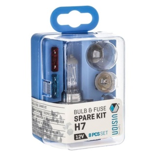 ZASOBNIK ŻARÓWEK I BEZPIECZNIKÓW H7 12V 8 ELEMENTÓW