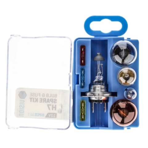 ZASOBNIK ŻARÓWEK I BEZPIECZNIKÓW H7 12V 8 ELEMENTÓW