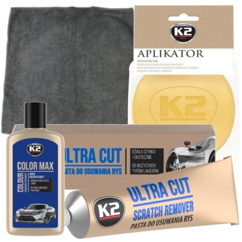 ZESTAW K2 DO USUWANIA RYS NA NIEBIESKIM LAKIERZE