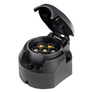 GNIAZDO PRZYCZEPY PLASTIKOWE 7 PIN