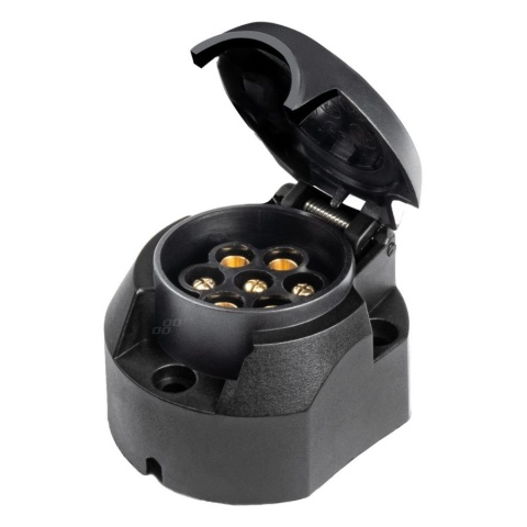 GNIAZDO PRZYCZEPY PLASTIKOWE 7 PIN