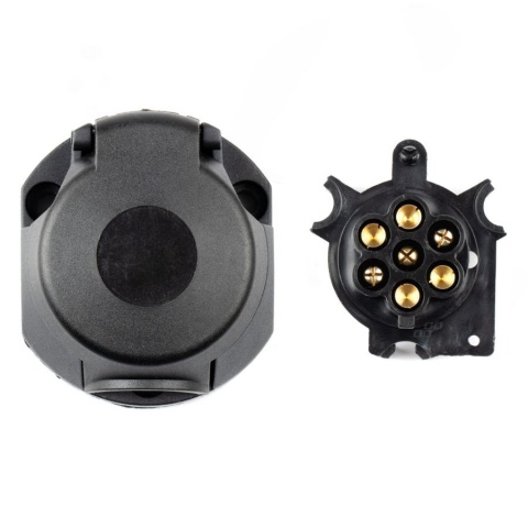 GNIAZDO PRZYCZEPY PLASTIKOWE 7 PIN