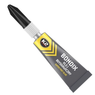 KLEJ SZYBKOSCHNĄCY K2 BONDIX (DO DREWNA, GUMY, PLASTIKU, CERAMIKI I SKÓRY)