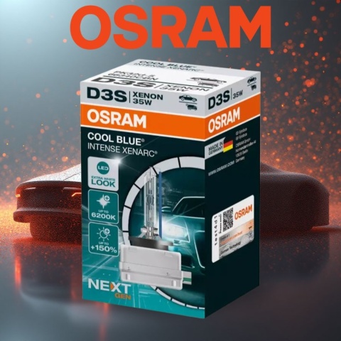 ŻARNIK OSRAM D3S 6200K COOL BLUE INTENSE XENARC NEXT GEN