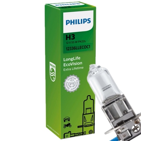ŻARÓWKA PHILIPS H3 LONG LIFE