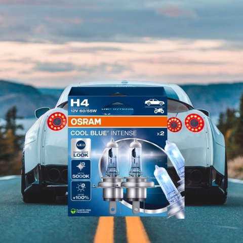 ŻARÓWKI H4 OSRAM COOL BLUE INTENSE 5000K DUOPACK