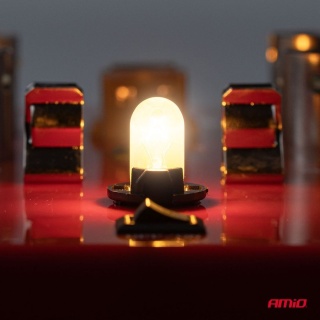 ŻARÓWKI WY5W POMARAŃCZOWE CHROMOWANE 12V