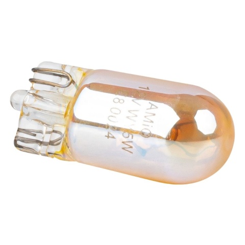 ŻARÓWKI WY5W POMARAŃCZOWE CHROMOWANE 12V